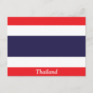 Carte Postale Drapeau de Thaïlande