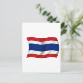 Carte Postale Drapeau de Thaïlande (Debout devant)