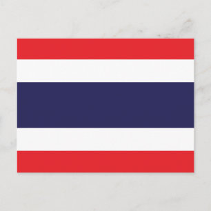 Carte Postale Drapeau de Thaïlande
