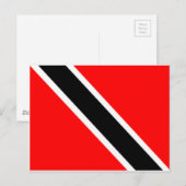 Carte Postale Drapeau de Trinité (Devant / Derrière)