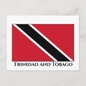 Carte Postale Drapeau de Trinité-et-Tobago (Devant)