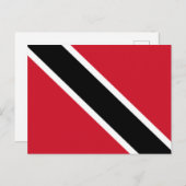 Carte Postale Drapeau de Trinité-et-Tobago (Devant / Derrière)