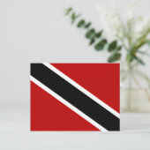 Carte Postale Drapeau de Trinité-et-Tobago (Debout devant)