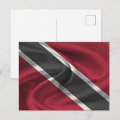 Carte Postale Drapeau de Trinité-et-Tobago (Devant / Derrière)