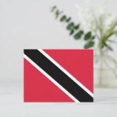 Carte Postale Drapeau de Trinité-et-Tobago (Debout devant)