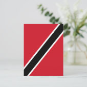 Carte Postale Drapeau de Trinité-et-Tobago (Debout devant)
