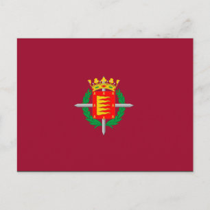 Carte Postale Drapeau de Valladolid