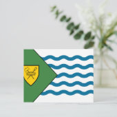 Carte Postale Drapeau de Vancouver (Canada) (Debout devant)