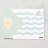 Carte Postale Drapeau de Vancouver (Canada) (Dos)