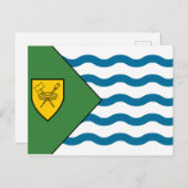 Carte Postale Drapeau de Vancouver (Colombie-Britannique) (Devant / Derrière)