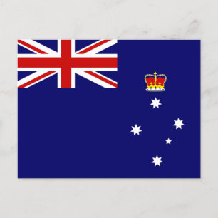 Carte Postale Drapeau de Victoria, Australie