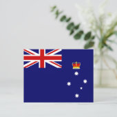 Carte Postale Drapeau de Victoria, Australie (Debout devant)