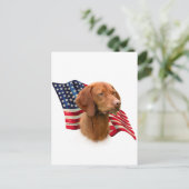 Carte Postale Drapeau de Vizsla (Debout devant)