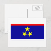 Carte Postale Drapeau de Vojvodina (Devant / Derrière)