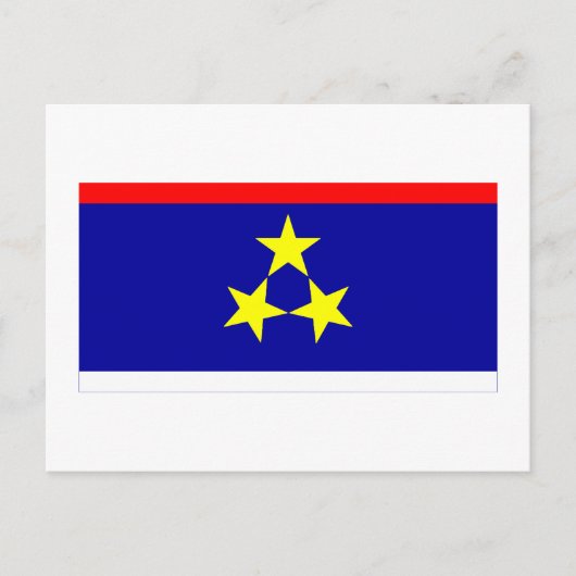 Carte Postale Drapeau de Vojvodina (Devant)