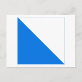 Carte Postale Drapeau de Zurich (Devant)