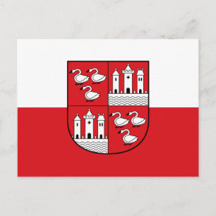 Carte Postale Drapeau de Zwickau, Allemagne