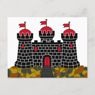 Carte Postale Drapeau d'Édimbourg - ÉCOSSE