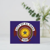 Carte Postale Drapeau d'El Paso (Debout devant)