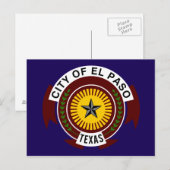 Carte Postale Drapeau d'El Paso (Devant / Derrière)