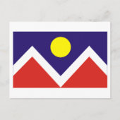 Carte Postale Drapeau Denver (Devant)