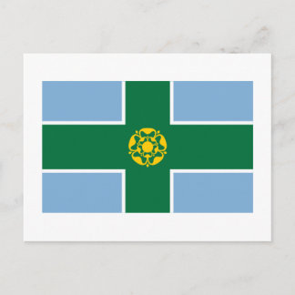 Carte Postale Drapeau Derbyshire