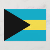 Carte postale drapeau des Bahamas (Devant)