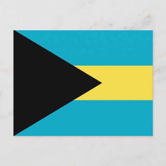Carte postale drapeau des Bahamas (Devant)