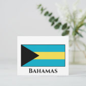 Carte Postale Drapeau des Bahamas (Debout devant)