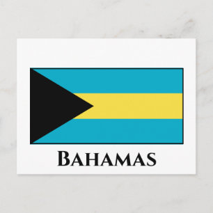 Carte Postale Drapeau des Bahamas