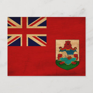Carte Postale Drapeau des Bermudes
