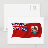 Carte Postale Drapeau des Bermudes (Devant / Derrière)