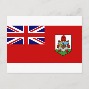 Carte Postale Drapeau des Bermudes BM