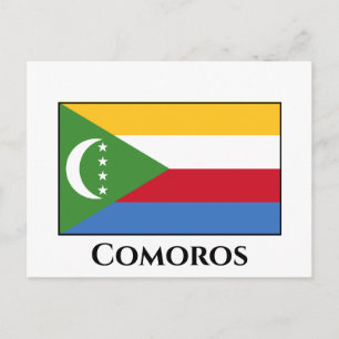 Carte Postale Drapeau des Comores