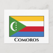 Carte Postale Drapeau des Comores (Devant)