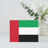 Carte Postale Drapeau des Émirats arabes unis (Debout devant)