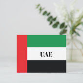Carte Postale Drapeau des Émirats arabes unis (Debout devant)