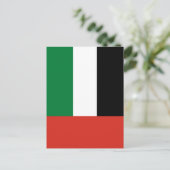 Carte Postale Drapeau des Émirats arabes unis (Debout devant)