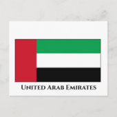 Carte Postale Drapeau des Émirats arabes unis (Devant)