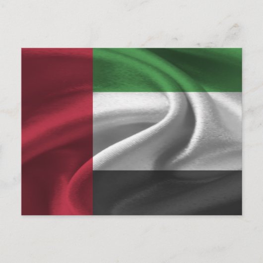 Carte Postale Drapeau des Émirats arabes unis (Devant)