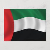 Carte Postale Drapeau des Émirats arabes unis (Devant)