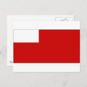 Carte Postale Drapeau des Émirats arabes unis Abou Dhabi (Devant / Derrière)