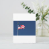 CARTE POSTALE DRAPEAU DES ÉTATS-UNIS (Debout devant)