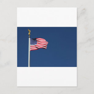 CARTE POSTALE DRAPEAU DES ÉTATS-UNIS