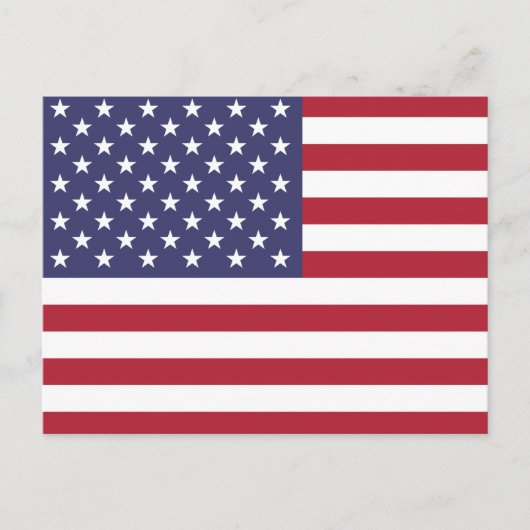 Carte Postale Drapeau des États-Unis (Devant)