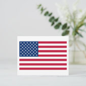 Carte Postale Drapeau des États-Unis d'Amérique (Debout devant)