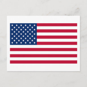 Carte Postale Drapeau des États-Unis d'Amérique