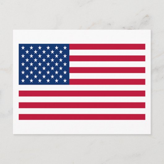 Carte Postale Drapeau des États-Unis d'Amérique (Devant)