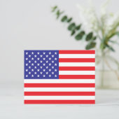 Carte Postale Drapeau des États-Unis d'Amérique (Debout devant)