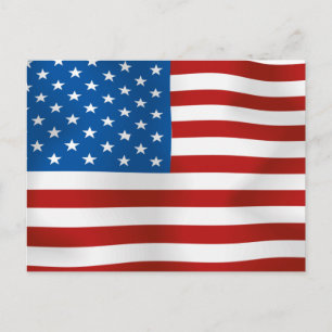 Carte Postale Drapeau des États-Unis d'Amérique
